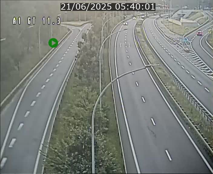 Traffic live webcam Luxembourg Senningerberg - A1 direction Allemagne - BK 11.3