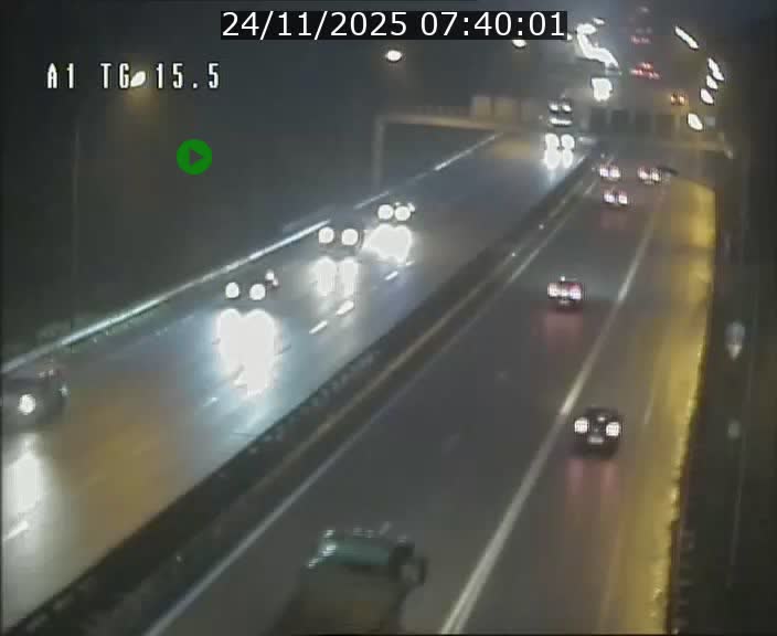 Traffic live webcam Luxembourg Munsbach - A1 direction Luxembourg - BK 15.5