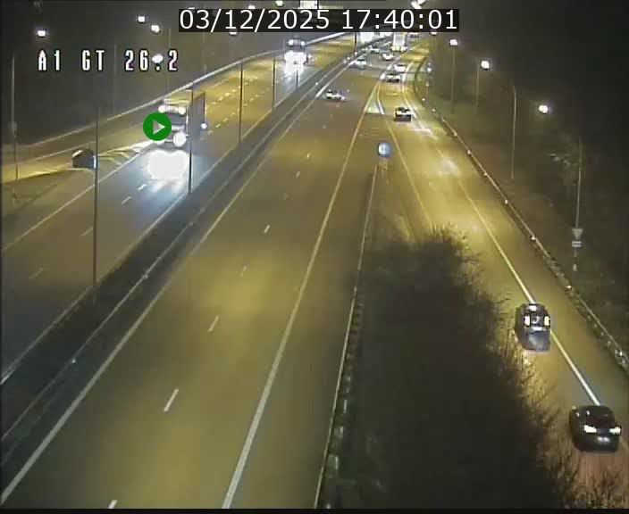 Traffic live webcam Luxembourg Grevenmacher - A1 direction Allemagne - BK 26.2