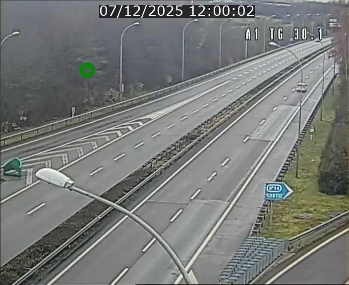 Traffic live webcam Luxembourg Grevenmacher - A1 direction Luxembourg - BK 30.1