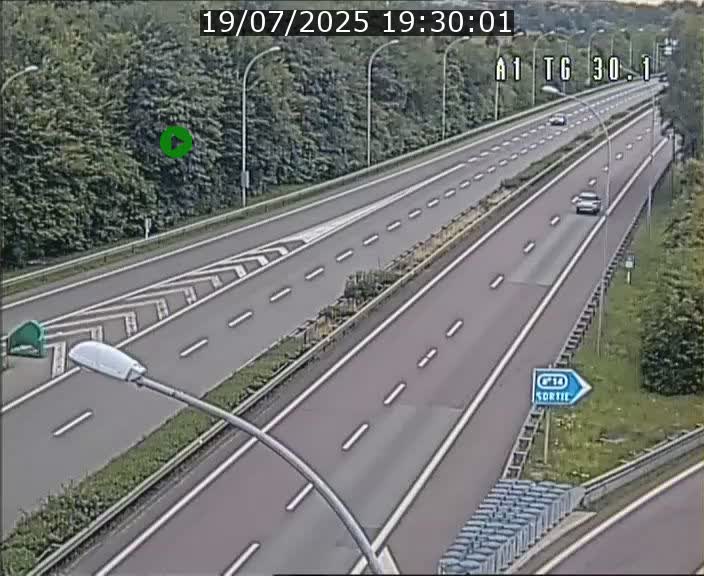 Traffic live webcam Luxembourg Grevenmacher - A1 direction Luxembourg - BK 30.1