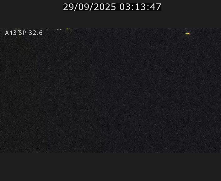 Webcam info trafic A13 à hauteur de Mondorf-les-bains. Vue orientée vers Altwies