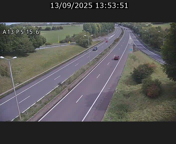 Traffic live webcam Luxembourg Kayl - A13 direction Dudelange - BK 15.6