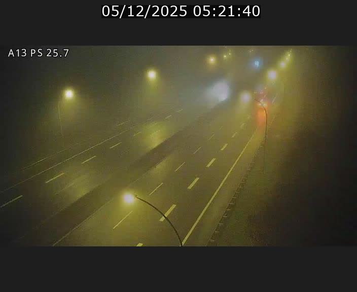 Traffic live webcam Luxembourg Frisange - A13 direction Allemagne - BK 26