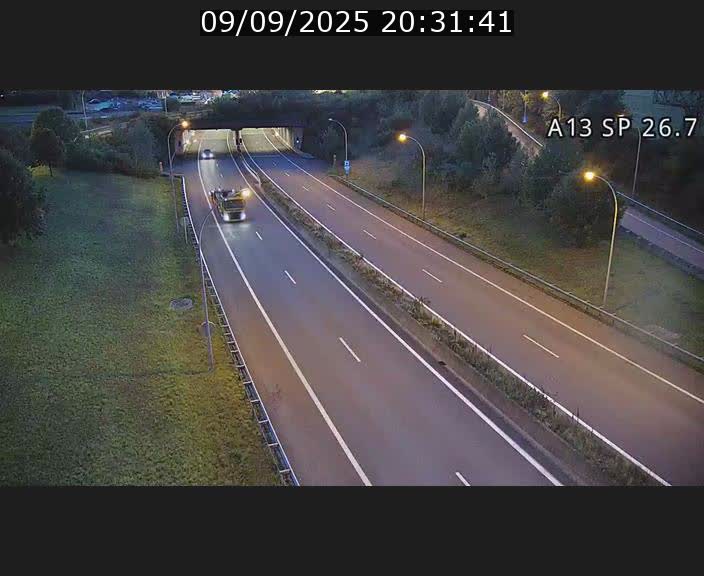 Traffic live webcam Luxembourg Frisange - A13 direction Luxembourg-ville - BK 26.7