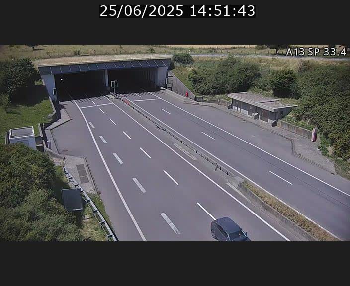 Webcam trafic sur A13 à hauteur d'Altwies en direction de Mondorf-les-bains et en provenance de l'Allemagne