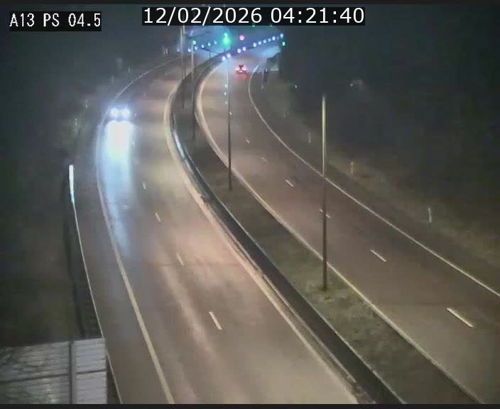 Traffic live webcam Luxembourg Differdange - A13 direction Esch-sur-Alzette - BK 4.5