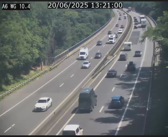 Traffic live webcam Luxembourg Mamer - A6 - BK 10.4 - direction Luxembourg/France/Allemagne