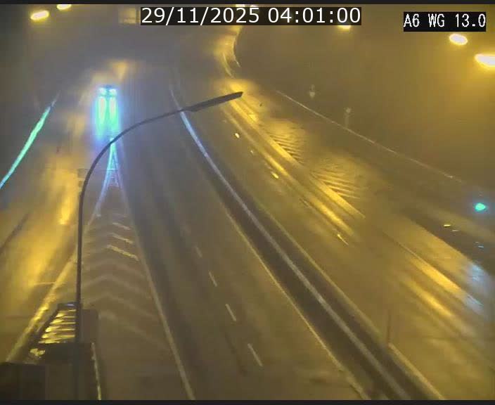 Traffic live webcam Luxembourg Mamer - A6 - BK 13 - direction Luxembourg/France/Allemagne