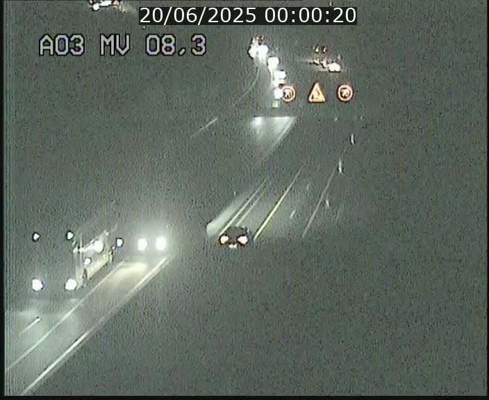 Webcam Autoroute après la Croix de Bettembourg en direction de Luxembourg sur l'A3