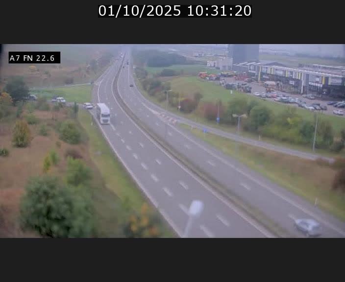 Caméra trafic Luxembourg - A7, Colmar-berg direction Mersch