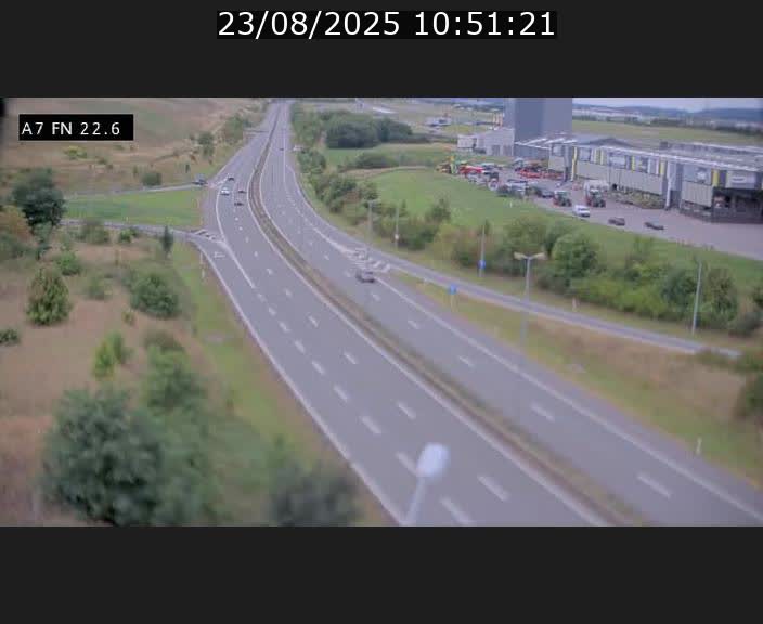 Caméra trafic Luxembourg - A7, Colmar-berg direction Mersch