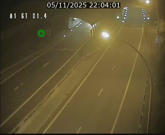 Traffic live webcam Luxembourg Hesperange - A1 direction Kirchberg - BK 1.4