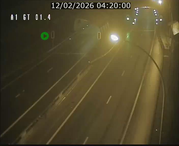 Traffic live webcam Luxembourg Hesperange - A1 direction Kirchberg - BK 1.4