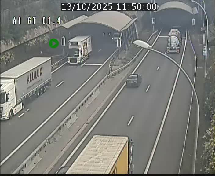 Traffic live webcam Luxembourg Hesperange - A1 direction Kirchberg - BK 1.4
