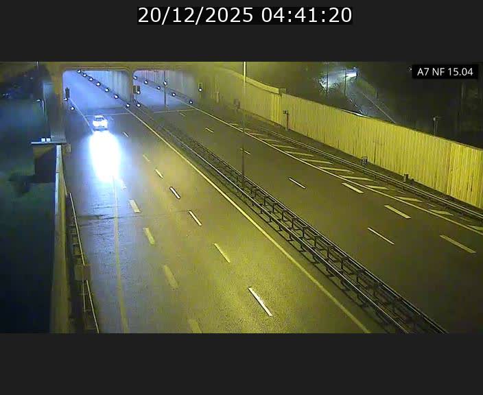 Caméra trafic Luxembourg - A7, Tunnel Mersch, entrée sud, direction Ettelbruck