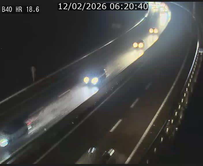 Webcam sur la route de liaison entre Micheville et Esch-Belval à la frontière entre le Luxembourg et la France. Vue orientée vers la Lorraine.