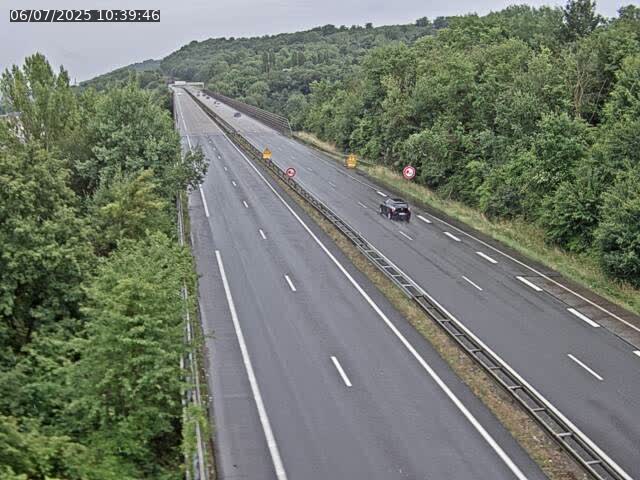 Caméra autoroute France - A30, Hayange direction Metz