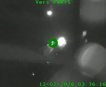 Caméra routière sur l'autoroute A20 à Bessines-sur-Gartempe. Vue orientée vers Paris