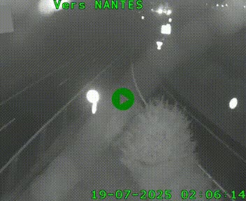 Webcam N147 au nord de Poitiers et à la jonction avec la A10