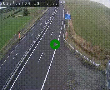 Caméra autoroute A75 à hauteur du col de la Fageole en direction de Clermont-Ferrand