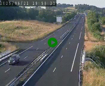 Caméra autoroutière France - A75, Coren, en direction de Montpellier