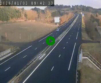 Caméra autoroutière France - A75, Coren, en direction de Montpellier