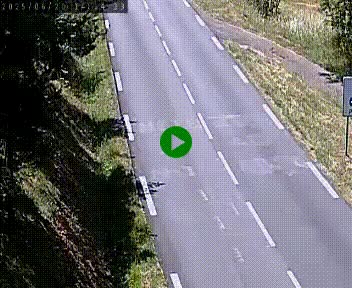 Caméra routière France - N102, au niveau du col de Montmirat à Saint-Etienne-du-Valdonnez à 1039 mètres d'altitude