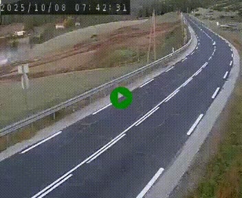 Webcam routière au niveau du col de la Chavade en Ardèche, sur la N102 à 1266 mètres d'altitude