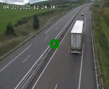 Caméra autoroutière France - A75, Montalies, à hauteur de Séverac-le-Chateau, en direction du viaduc de Millau