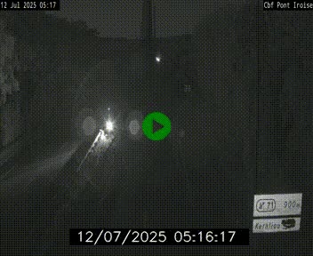 Webcam sur la N165 après le Pont de l'Iroise, à l'entrée de Brest