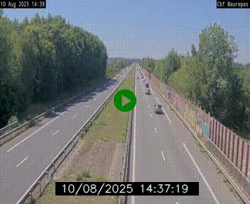 Webcam sur le périphérique de Rennes (N136) à hauteur de Maurepas, au nord de la ville