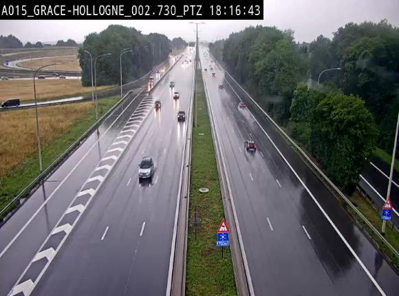 Caméra trafic Belgique - Grâce-Hollogne - E42, jonction avec A604, direction Loncin/Aéroport de Liège -  BK 3.2