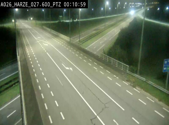 Caméra autoroute Belgique - Sougné-Remouchamps,E25 direction Luxembourg
