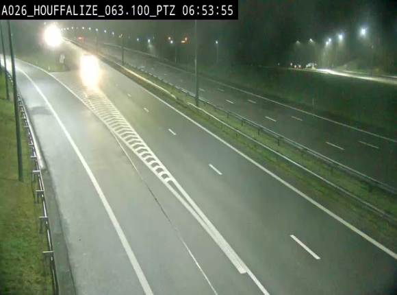 Caméra autoroute Belgique - Houffalize, E25 direction Liège