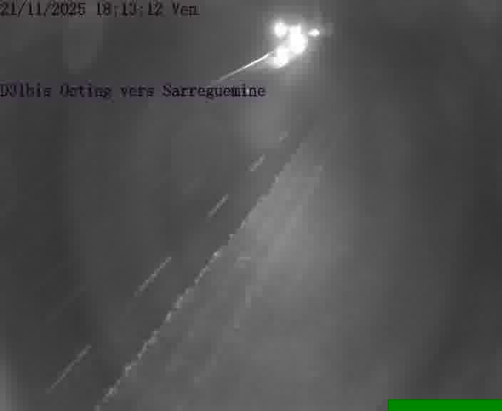 Webcam installée le long de D31bis (France) à Oeting, pointée vers Sarreguemines, utile pour suivre précisément les conditions de trafic.