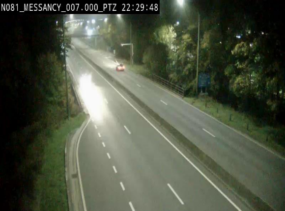 Webcam sur la N81 (E411) à hauteur du Cora Messancy. Vue orientée vers Arlon