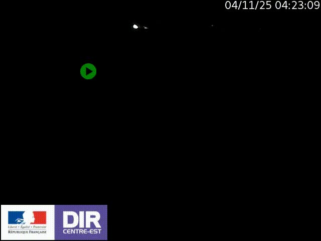 Webcam sur le contournement de Valence, sur la Nationale 7, à la jonction avec la N532, caméra orientée vers Grenoble