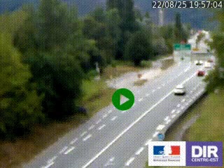 Webcam info trafic à proximité de Vizille sur la N85, au niveau du point de vue du Saut du Moine à Champagnier