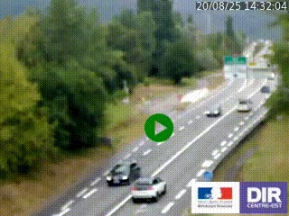 Webcam info trafic à proximité de Vizille sur la N85, au niveau du point de vue du Saut du Moine à Champagnier