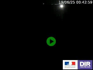 Webcam routière sur la RN7 à hauteur de Toulon-sur-Allier, entre Moulins et Vichy
