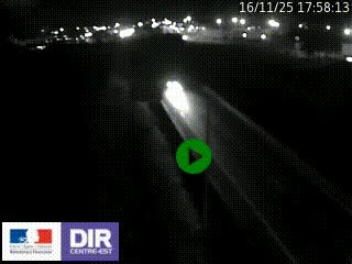 Webcam à Mably, à proximité de Roanne en direction de Moulins sur la N7