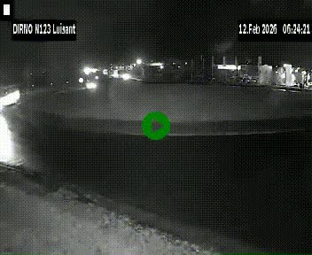 Webcam en périphérie de Chartres sur la N123, à hauteur de Luisant. Vue orientée vers Chartres