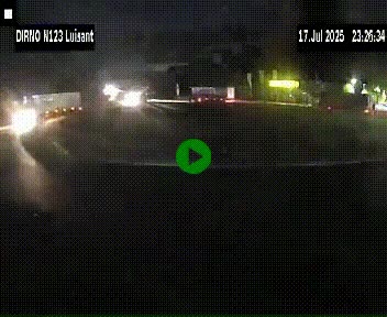 Webcam en périphérie de Chartres sur la N123, à hauteur de Luisant. Vue orientée vers Chartres