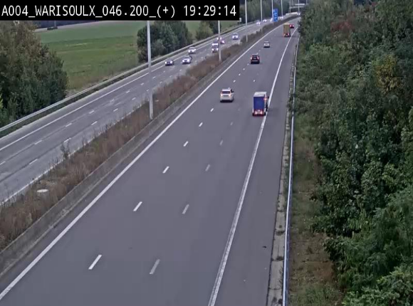 Webcam autoroute Belgique - Warissoulx - E411 - BK 46.2