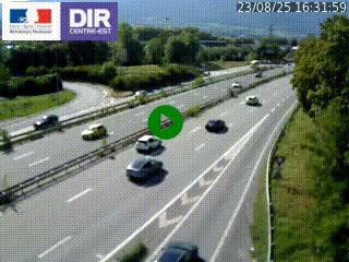 Caméra routière à hauteur de la sortie 15 Chambéry-centre au PK 4,103 en direction d'Albertville