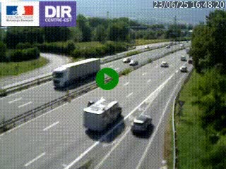 Caméra routière à hauteur de la sortie 15 Chambéry-centre au PK 4,103 en direction d'Albertville