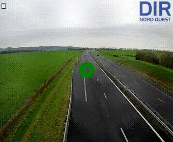 Webcam sur A84 à hauteur de l'échangeur de Poilley avec la N175, au sud d'Avranches