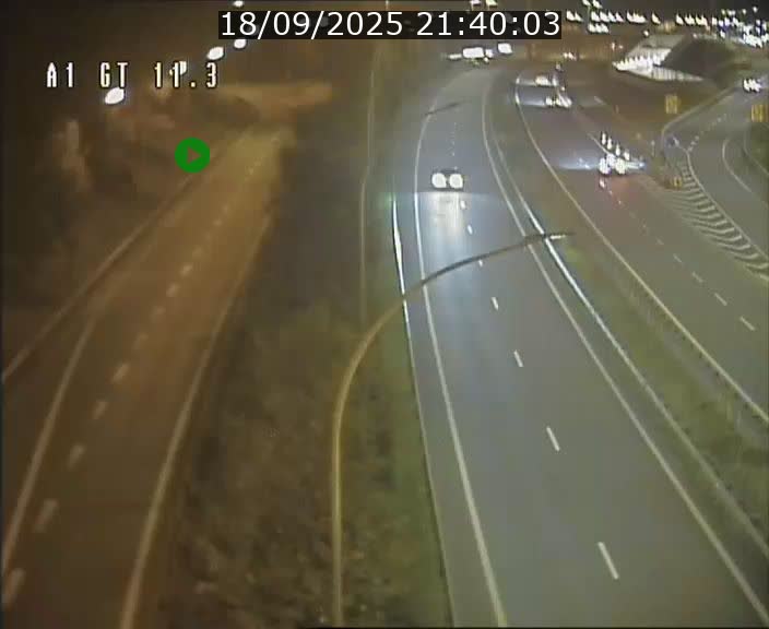 Traffic live webcam Luxembourg Senningerberg - A1 direction Allemagne - BK 11.3