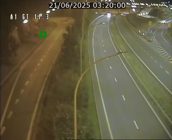 Traffic live webcam Luxembourg Senningerberg - A1 direction Allemagne - BK 11.3